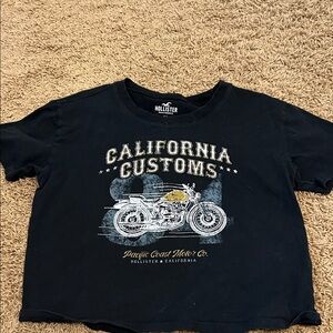 Hollister Navy California Customs Kids Tee